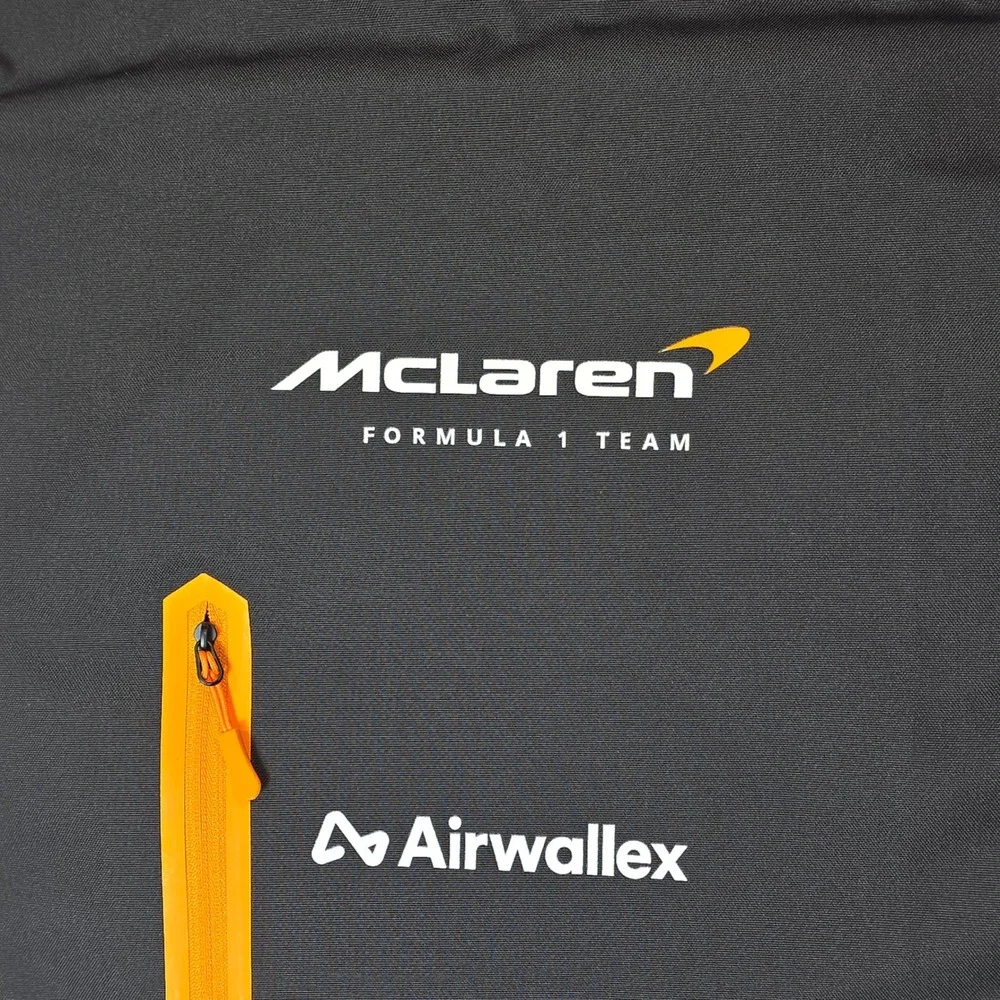 McLaren‎ Formula 1 Team Airwallex Backpack Grey Orange Roll Top Racing Bag NEW